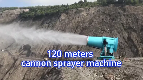 Disinfection Industry Hot Selling 120m Power Sprayer Mining Machine Fog Price Dust Suppression and Control Cannon in Open Air Quarry Watering Irrigation